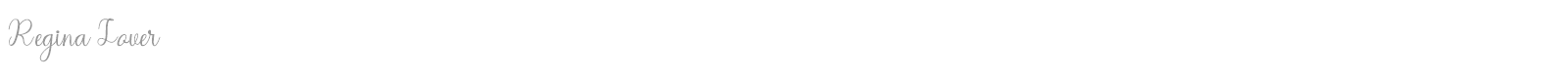 Regina Lover font preview